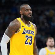 En av Los Angeles Lakers stjärnspelare LeBron James. 