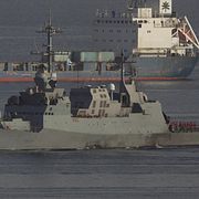 Ett israeliskt örlogsfartyg i Röda havet. Arkivbild.