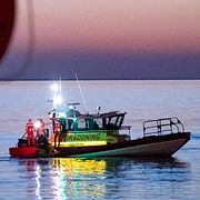 Sjöräddningen samarbetade med Kustbevakningen under räddningspådraget.