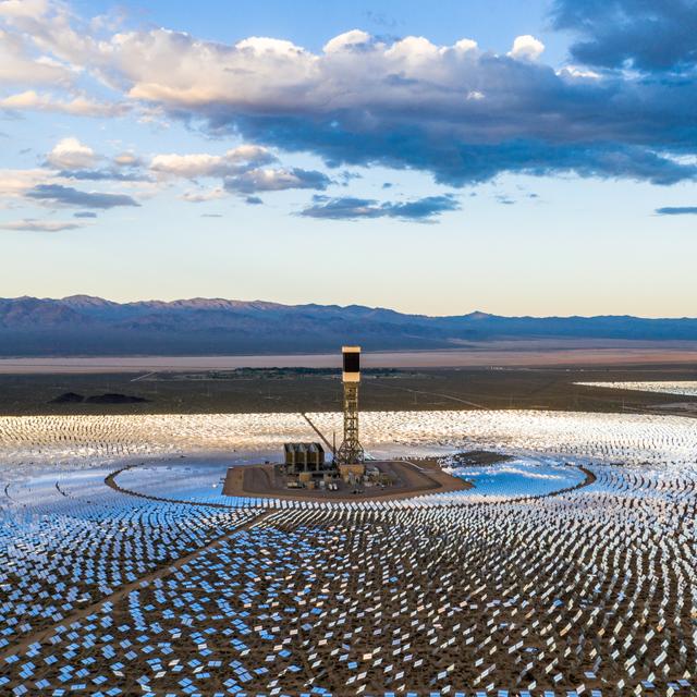 Ivanpah Solar Power Facility in the Mojave Desert Shutterstock