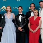 Brian Cox, Sarah Snook, Jeremy Strong, Matthew Macfadyen, J. Smith-Cameron och Nicholas Braun.