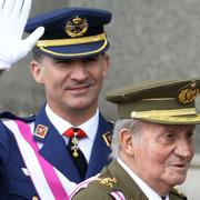 Prins Felipe och kung Juan Carlos.