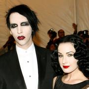 Marilyn Manson tillsammans med Dita Von Teese. 