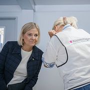 Socialdemokraternas partiledare Magdalena Andersson.