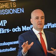 Trygghetskommissionens ordförande Fredrik Reinfeldt 