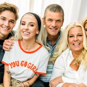 Peg, Jesper, Mia och Penny Parnevik.