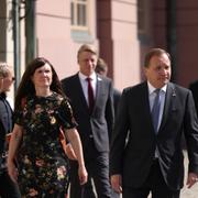 Stefan Löfven inför måndagens omröstning. 