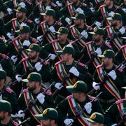 Arkivbild, Irans revolutionsgarde. 