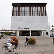 Arkivbild: Stadshuset vid Stora Torget i Nyköping.