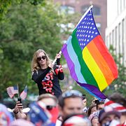 Bild från ett tidigare pridefirande i Seattle.