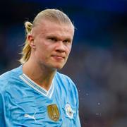 Manchester Citys Erling Haaland, 31 mars.