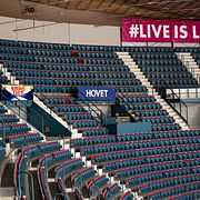 Interiör på Hovet.