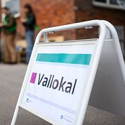 Illustrationsbild.
Valbås vid vallokal Mälarhöjdens skola.
Foto: Henrik Montgomery / TT / Kod 10060