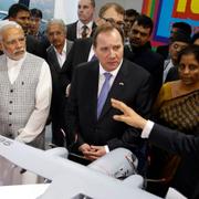 Arkivbild: Stefan Löfven och Narendra Modi.