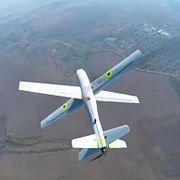 Ram-2X, en ukrainsk attackdrönare. 
