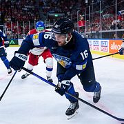 Finlands Alexander Barkov under matchen.