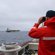 Amerikansk kustbevakning förföljer fartyget Marinera.