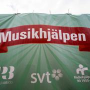 Musikhjälpen på Stora torget i Linköping 2015