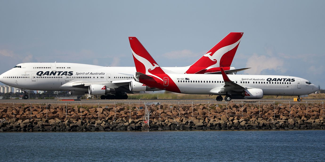 Qantas flög mer än människor till Rom.