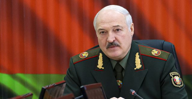 Aleksandr Lukasjenko.  Nikolay Petrov / TT NYHETSBYRÅN