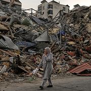 Förstörelse i Beiruts södra förorter.