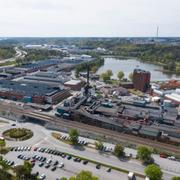 Scanias lastbilsfabrik i Södertälje.