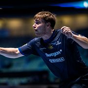 Truls Möregårdh, bild från matchen 16 oktober.