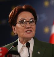 Meral Aksener, ledare för IYI. AP