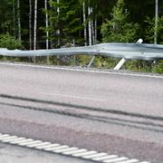 Bilvägen i Västmanland där olyckan inträffade.