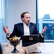 Christian Sinding (tv), vd i riskkapitalbolaget EQT och Caspar Callerström (th), opertaiv chef.