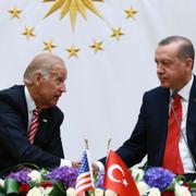 Biden och Erdogan under Bidens tid som vicepresident.