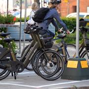 Stockholm stads elcyklar, 23 maj 2022. 