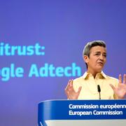 Margrethe Vestager,  EU-kommissionär med ansvar för konkurrensfrågor 