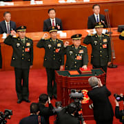 Centrala militärkommissionen i mars 2023.