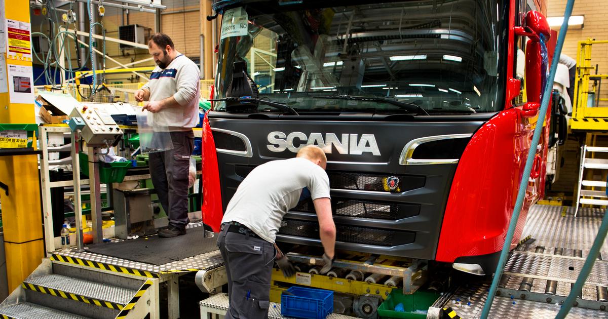 Produktionen på Scania i Södertälje igång igen