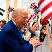 President Donald Trump på besök i  Abu Dhabi, 15 maj 2025.