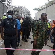 Bild från rasområdet i Lagos, Nigeria