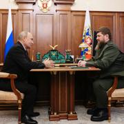 Mötet mellan Putin och Kadyrov.