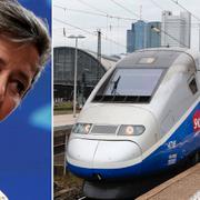 Vestager. Tåg från Alstom. Arkivbilder.