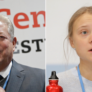 Al Gore och Greta Thunberg. 