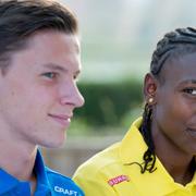 Andreas Almgren och Abeba Aregawi.