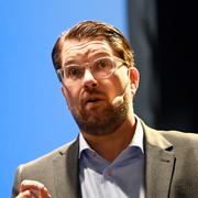 Arkivbild på Sverigedemokraternas partiledare Jimmie Åkesson (SD).