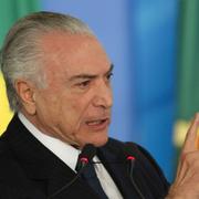 Brasiliens president Michel Temer. 