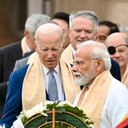 Biden och Modi på G20-mötet.