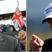 Ukip-ledaren Nigel Farage och Donald Trump