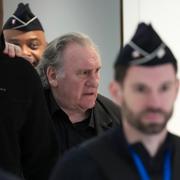 Depardieu under rättegången. 