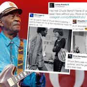 Chuck Berry hyllas i inlägg på Twitter.