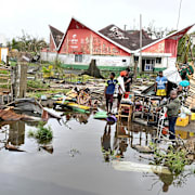 Konsekvenserna av cyklonen på Madagaskar.