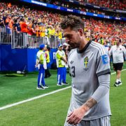 Nordfeldt efter förlusten mot Nederländerna i VM.