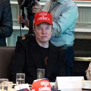 Elon Musk i Vita huset.